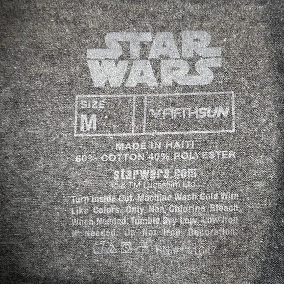 Star Wars FIFTH SUN Men’s Gray T-shirt Size M - Picture 3 of 6